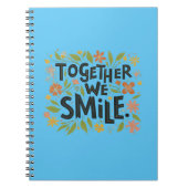 スマイルスパイラル写真ノートと一緒に ノートブック (正面)