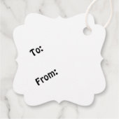 スマイルスパークルシャインメッセージカード フェイバータグ (裏面)