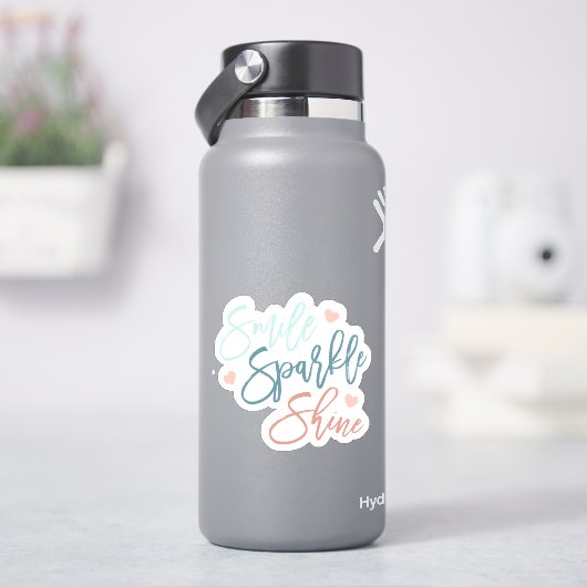 スマイルスパークルシャイン防水シール シール (HydroFlask)