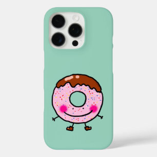 スマイルスプリンクルドーナツキャラクターアート iPhone 16 PROケース