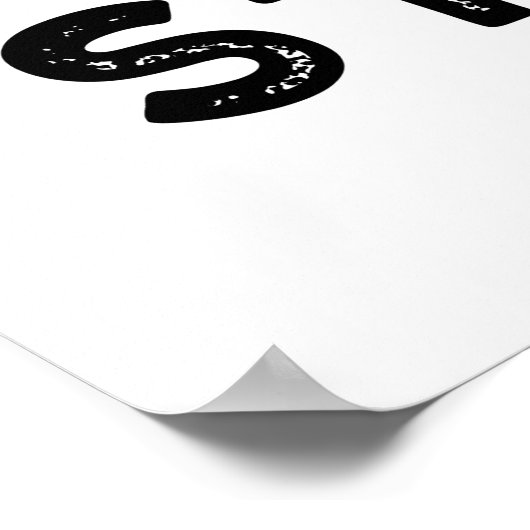 スマイルスモアおもしろいスウィートフードパン ポスター (角)