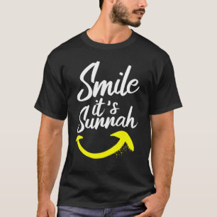 スマイルスンナ・ムスリム・イスラーム・クルアーン・モスク・ラマダ Tシャツ