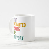 スマイルス意欲を起こテインスパイアイ毎日 コーヒーマグカップ (正面左)