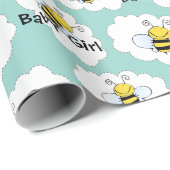 スマイルズ・ミツバチ・ベビー・ガール ラッピングペーパー (ロールコーナー)