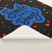 スマイルタイポグラフィ シェルパブランケット (3/4)