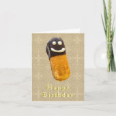 スマイルチョコレートエクレイルペストリーカード誕生日 カード (正面)