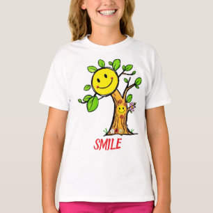 スマイルツリー前向きビベス Tシャツ