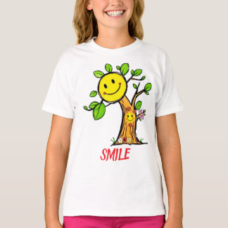 スマイルツリー前向きビベス Tシャツ