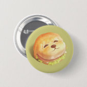 スマイルドッグバーガー 缶バッジ (正面&裏面)