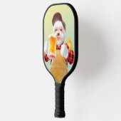 スマイルドッグ飲みビールショットガラスジグソーパズル ピックルボールラケット (左)