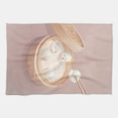 スマイルドッグ – シャオロンバオデライト キッチンタオル (横)