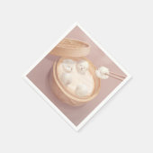 スマイルドッグ – シャオロンバオデライト スタンダードカクテルナプキン (角)