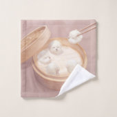 スマイルドッグ – シャオロンバオデライト バスタオルセット (ウォッシュタオル)