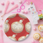 スマイルドッグ – シャオロンバオデライト ペーパープレート (パーティー)