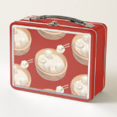 スマイルドッグ – シャオロンバオデライト メタルランチボックス (正面)