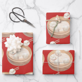 スマイルドッグ – シャオロンバオデライト ラッピングペーパーシート