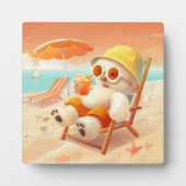 スマイルドッグ – ビーチモードオン フォトプラーク (正面)