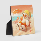 スマイルドッグ – ビーチモードオン フォトプラーク (正面)