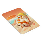 スマイルドッグ – ビーチモードオン マグネット (右側)