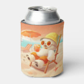 スマイルドッグ – ビーチモードオン 缶クーラー (缶正面)