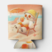 スマイルドッグ – ビーチモードオン 缶クーラー (裏面)