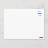 スマイルハローラブラドールリトリエバーパピーポストカード ポストカード (裏面)