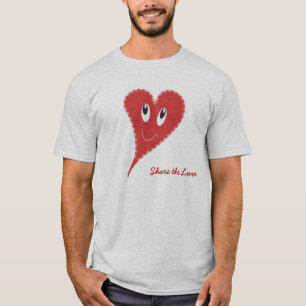 スマイルハート バレンタイン Tシャツ