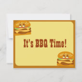 スマイルバーガーBBQパーティー 招待状 (裏面)