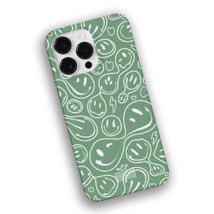 スマイルパターンセージのブライドメードgroomsmen モダン Case-Mate iPhone 14 pro maxケース