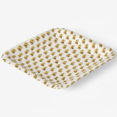 スマイルビーベイビーシャワー紙プレート ペーパープレート (傾斜あり)