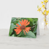 スマイルフラワーノ空白のートカード カード (黄色い花)