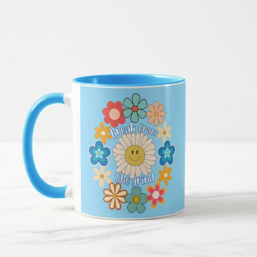 スマイルフラワー2 BFTGコーヒーマグ マグカップ (左)