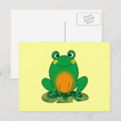 スマイルフログのデザイン ポストカード (正面/裏面)