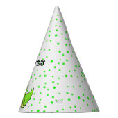 スマイルブライトグリーンイエローアニメ誕生日スネーク パーティーハット (右)