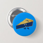 スマイルブルーベリーパイスライス 缶バッジ (正面&裏面)