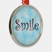 スマイルプレミアムラウンドオーナメント メタルオーナメント (右)