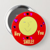 スマイルボタン 缶バッジ (正面&裏面)