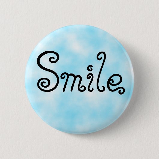 スマイルボタン 缶バッジ (正面)