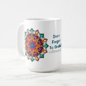 スマイルマグ忘れに移動しない コーヒーマグカップ (正面左)