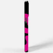 スマイルメルト – マゼンタとブラック Case-Mate iPhoneケース (裏面 / 右)