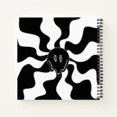 スマイルメルト – 白黒 ノートブック (裏面)