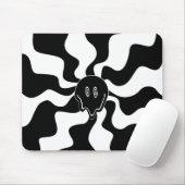 スマイルメルト – 白黒 マウスパッド (マウス)