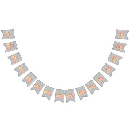 スマイルモンスタートラックラリー誕生日パーティー バンティングフラッグ