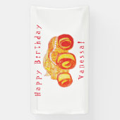 スマイルモンスタートラックラリー誕生日パーティー 横断幕 (縦)