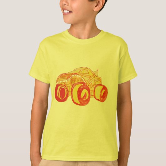 スマイルモンスタートラックラリー誕生日パーティー Tシャツ (正面)