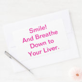 スマイルライフイージヨガハンカマーアルトゥンクハウスピースライフ 長方形シール (封筒)