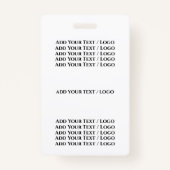 スマイルラベル（ラニヤール付き） – 「戻る」を参照 バッジ (裏面)