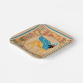 スマイルラマスー紙プレート ペーパープレート (傾斜あり)