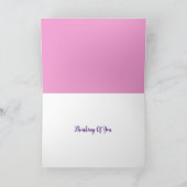 スマイルレターK (ハート付き) ノートカード (内部)