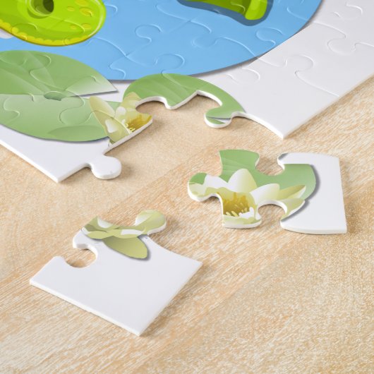 スマイルワニ！ ジグソーパズル (側面)